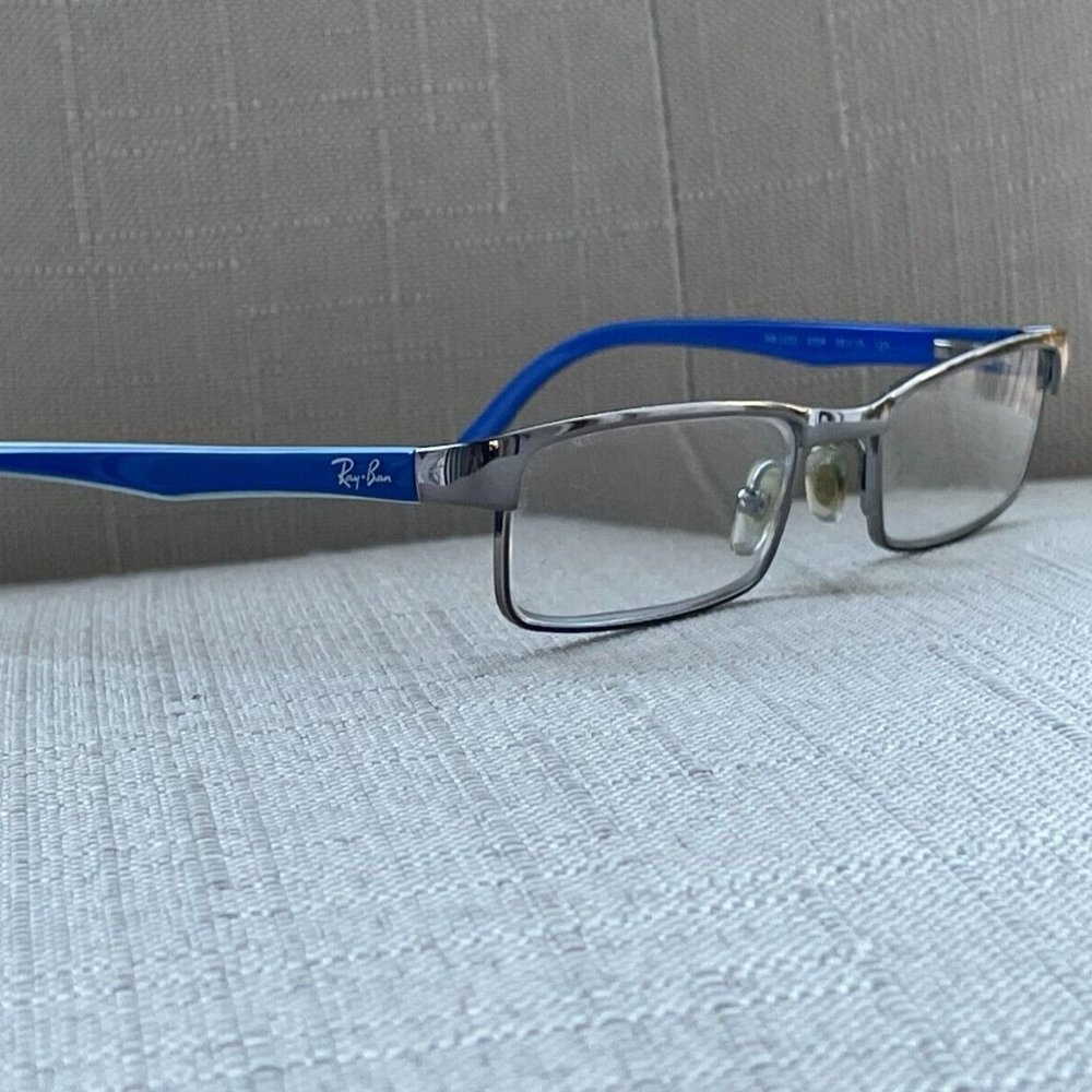 Ray-Ban Youth Eyeglasses Frame Gunmetal/Blue Tone Glass Frame RB1032 45[]15 125